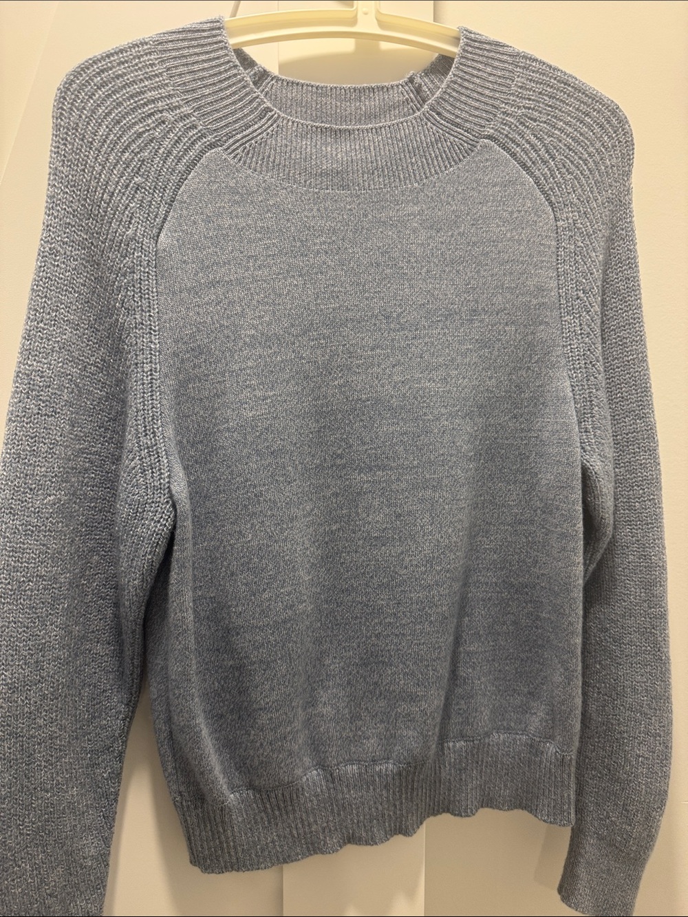 Club Monaco Light Blue Wool Crewneck Sweater